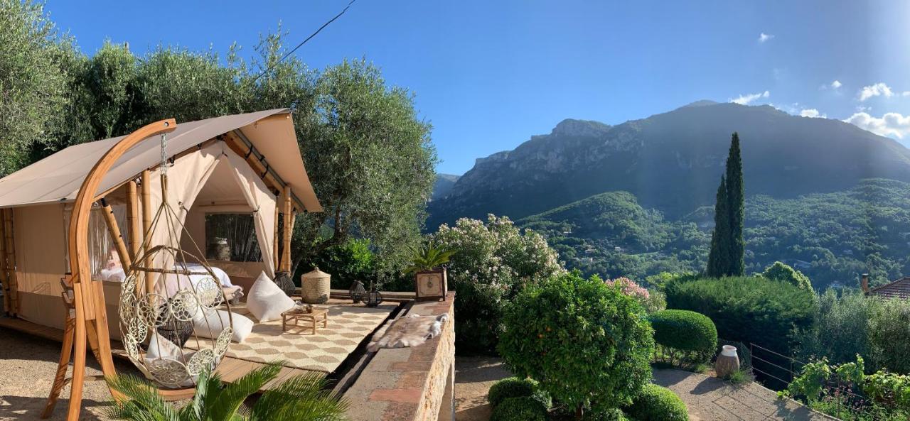 L'Escale Du Ciel Bed & Breakfast Le Bar-sur-Loup Eksteriør bilde